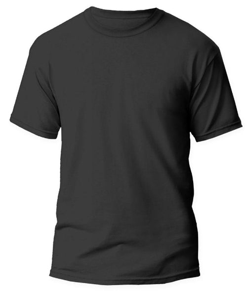 BLACK COTTON T-SHIRT