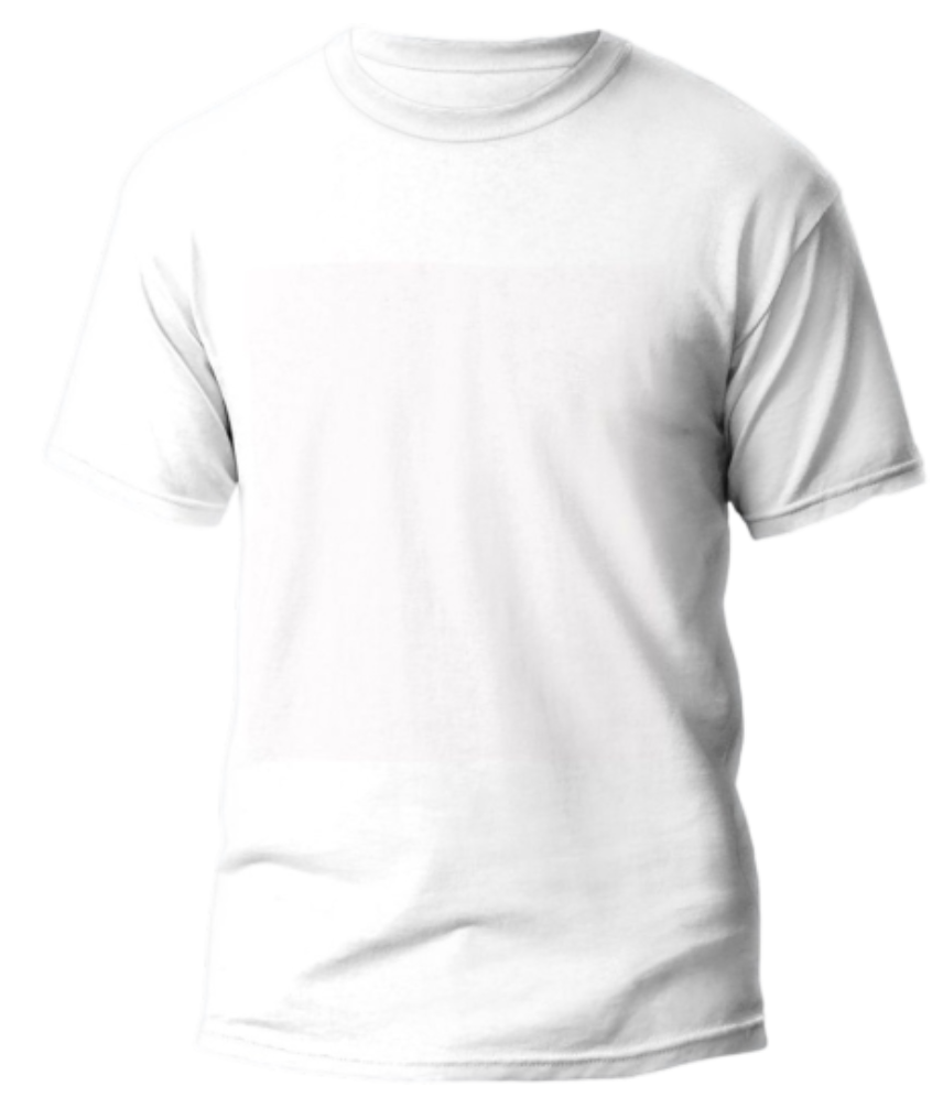 WHITE COTTON T-SHIRT