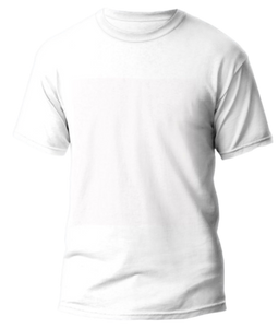 WHITE COTTON T-SHIRT